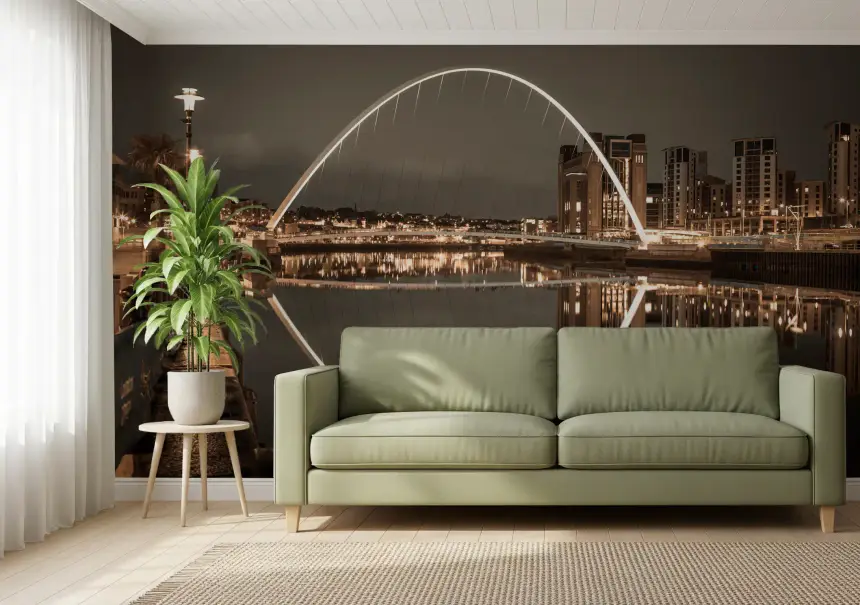 Archway of Light & Reflection Wall Mural