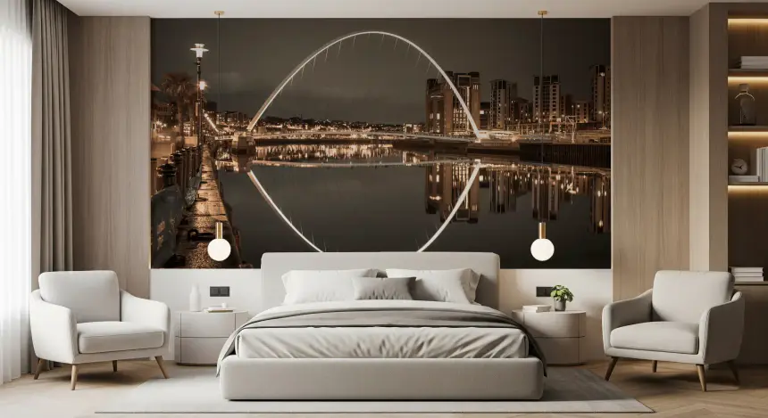 Archway of Light & Reflection Wall Mural