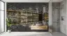 Brooklyn Bridge Golden Glow Night Reflection Wallpaper 8