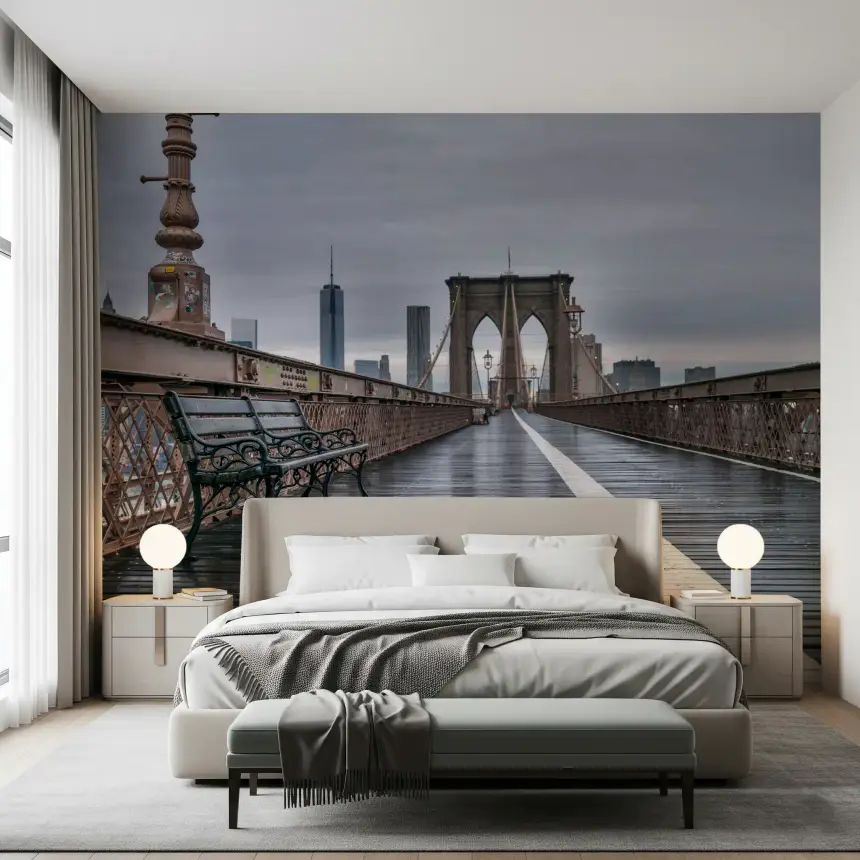 Brooklyn Bridge Serenity Wall Mural
