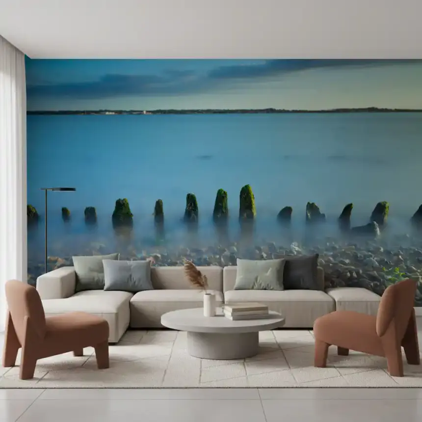 Ethereal Coastline Landscape Wall Mural