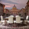 St. Peter's Basilica Evening Cityscape Wall Mural 8