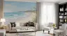 Painterly Ocean Waves Beach Wall Mural 8