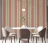 Terracotta Beige Dotted Stripe Wallpaper 7