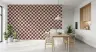 Retro Wavy Checkered Pattern Wallpaper 6