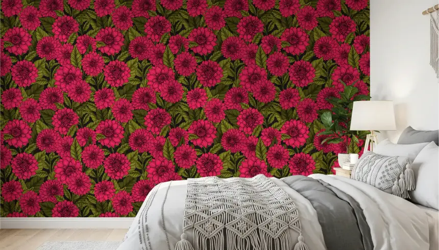 Dahlia Garden 2 Wallpaper
