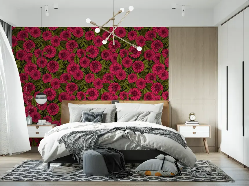 Dahlia Garden 2 Wallpaper