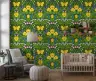 Vibrant Botanical Garden Butterfly Wallpaper 6