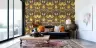 Ornate Vintage Floral Butterfly Garden Wallpaper 7