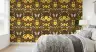 Ornate Vintage Floral Butterfly Garden Wallpaper 6