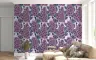 Elegant Vintage Lilac Floral Pattern Wallpaper 6