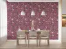 Lush Pink Hydrangea Bloom Pattern Wallpaper 7
