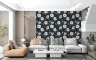 Elegant Moonflower Botanical Dark Wallpaper 6