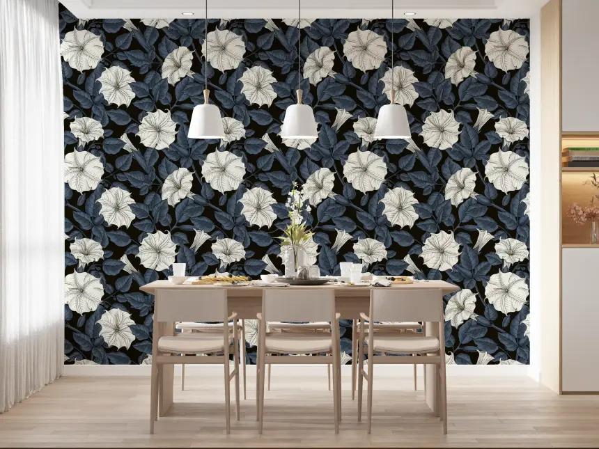 Moonflowers Wallpaper