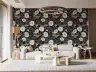 Elegant Moonflower and Sphinx Moth Pattern Wallpaper 7