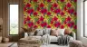 Fuchsia Hibiscus Cream Orchid Yellow Hummingbird Wallpaper 7