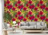 Fuchsia Hibiscus Cream Orchid Yellow Hummingbird Wallpaper 8