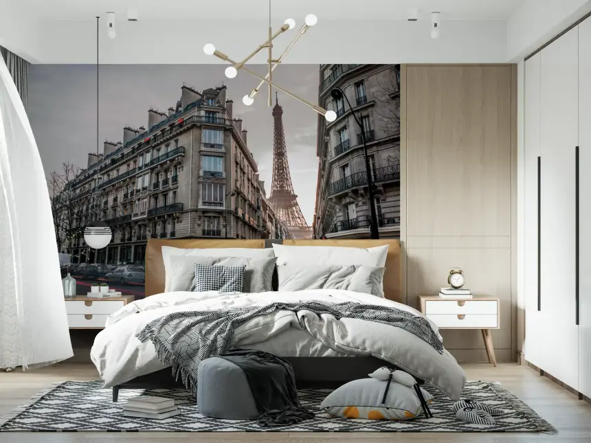 Parisian Evening Flow Wall Mural