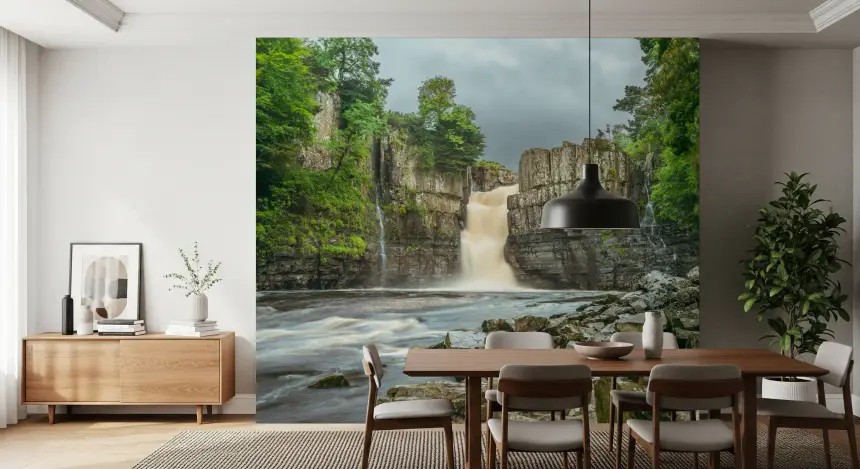 Emerald Falls Serenity Wall Mural