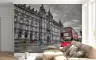 Iconic London Cityscape with Red Bus Wall Mural 8