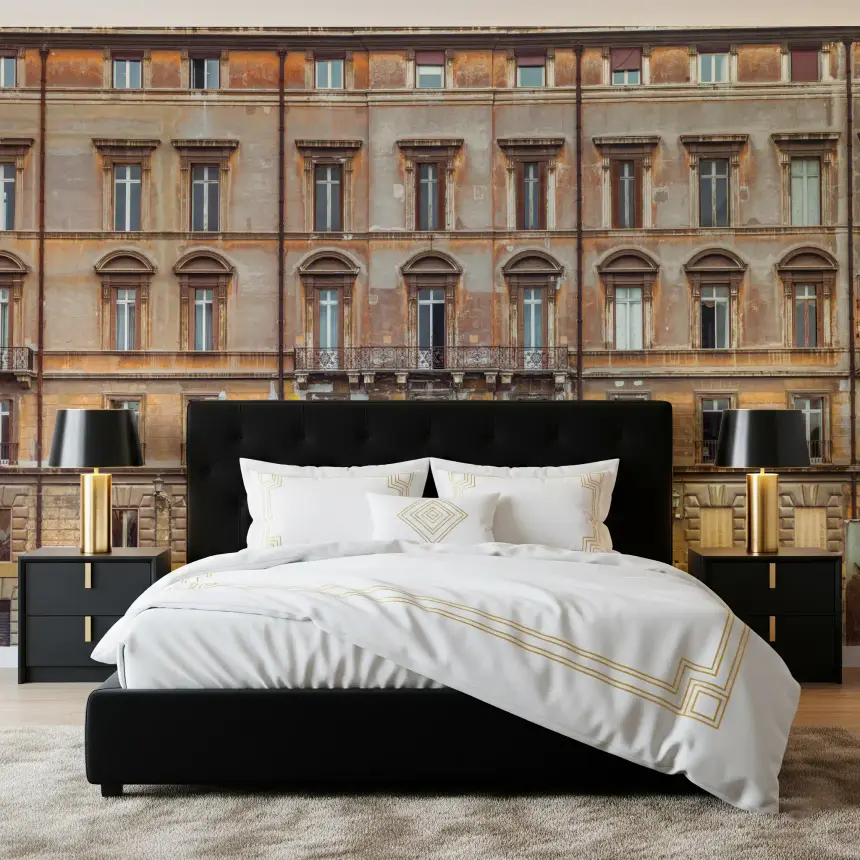 European Grandeur Facade Wall Mural