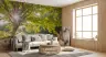 Sunlit Woodland Path and Canal Wall Mural 6