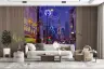 London Festive Night Street Wall Mural 4