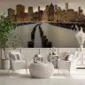 Manhattan Skyline Night Cityscape Wall Mural 6