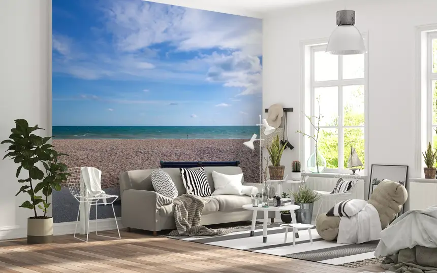 Blue Horizon Escape Wall Mural