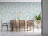 Serene Blue Botanical Pattern Wallpaper 7