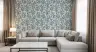 Teal Coral Branch Pattern Wallpaper 7