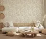 Subtle Botanical Tendrils Pattern Wallpaper 6