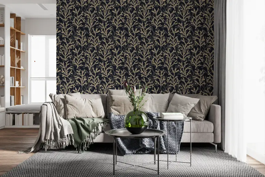 Painted Coraline Sand Dark Wallpaper
