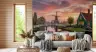 Scenic Dutch Windmill and Canal Sunset Wall Mural 8
