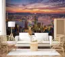 Victoria Harbour Sunset Cityscape Wall Mural 7