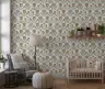 Nordic Folk Bloom Pattern Designer Wallpaper 6