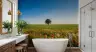 Vibrant Poppy Field Landscape Wall Mural 7