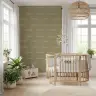 Minimalist Olive Green Wave Pattern Wallpaper 8