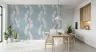 Soft Blue Banana Leaf Wallpaper 8