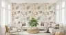 Hand-Painted Style Multicolor Leaf Pattern Wallpaper 7