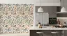 Playful Abstract Leaf Pattern Wallpaper 6