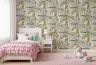 Playful Safari Animals Kids' Room Wallpaper 6