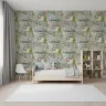 Whimsical Baby Safari Friends Jungle Wallpaper Mural 7