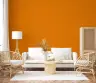 Vibrant Orange Linen Texture Wallpaper 8