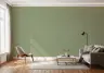 Modern Sage Green Textured Wallpaper with Linen Weave 8