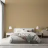 Subtle Taupe Textured Linen Finish Wallpaper 6