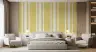 Pastel Yellow and White Vertical Stripe Wallpaper 8