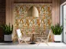 Terracotta Sage Lemon Botanical Wallpaper 6