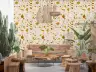 Modern Earthy Terrazzo Geometric Pattern Wallpaper 7