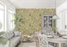 Modern Sage Green Terrazzo Chip Design Wallpaper 8